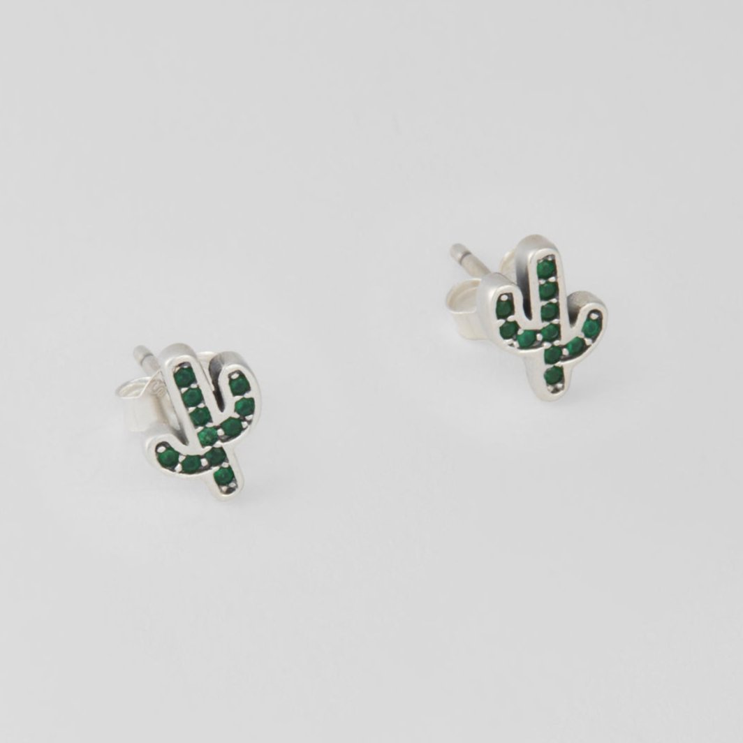 Desert Bloom Cactus Studs