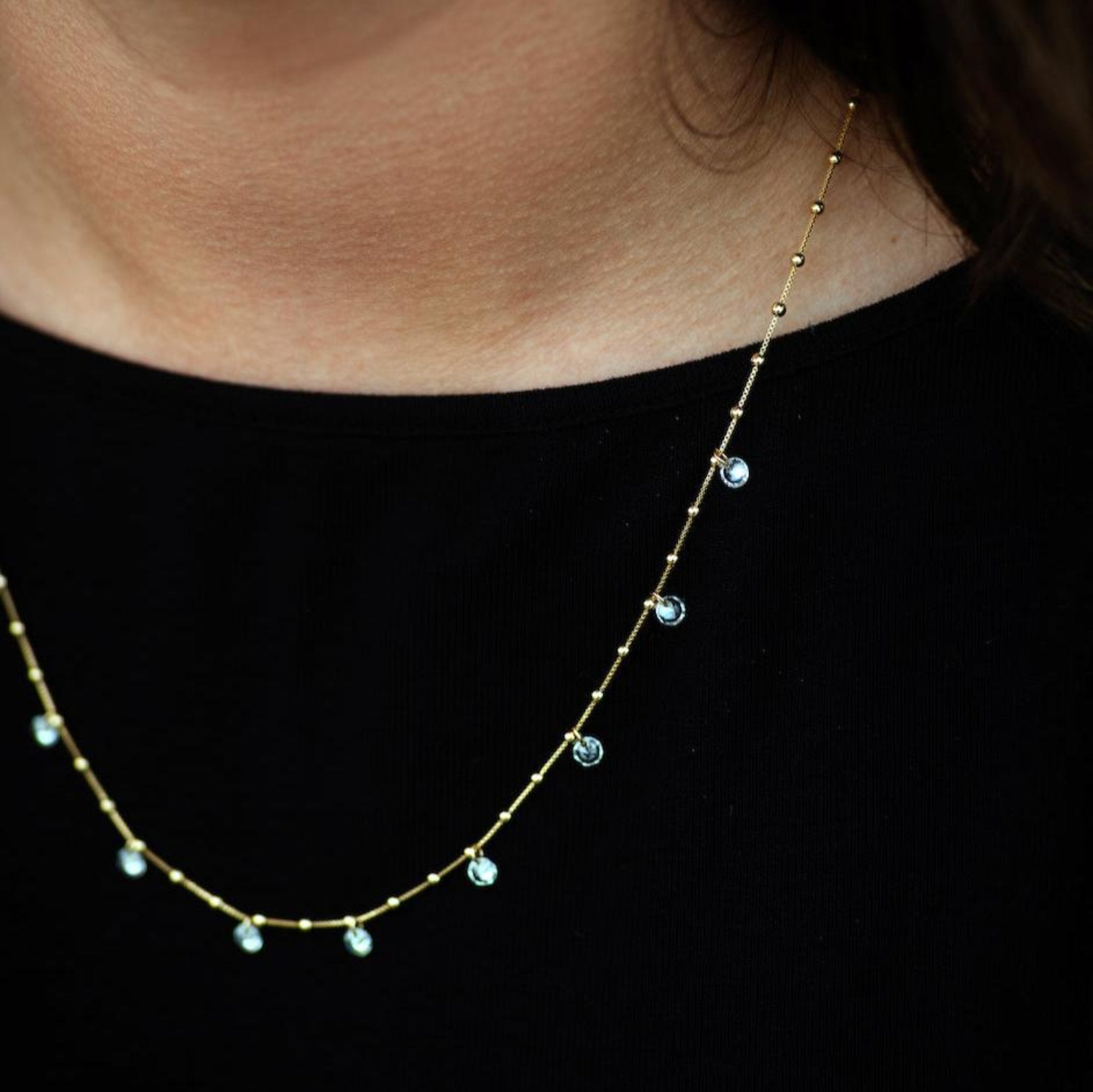 Sparkling Dewdrop Necklace