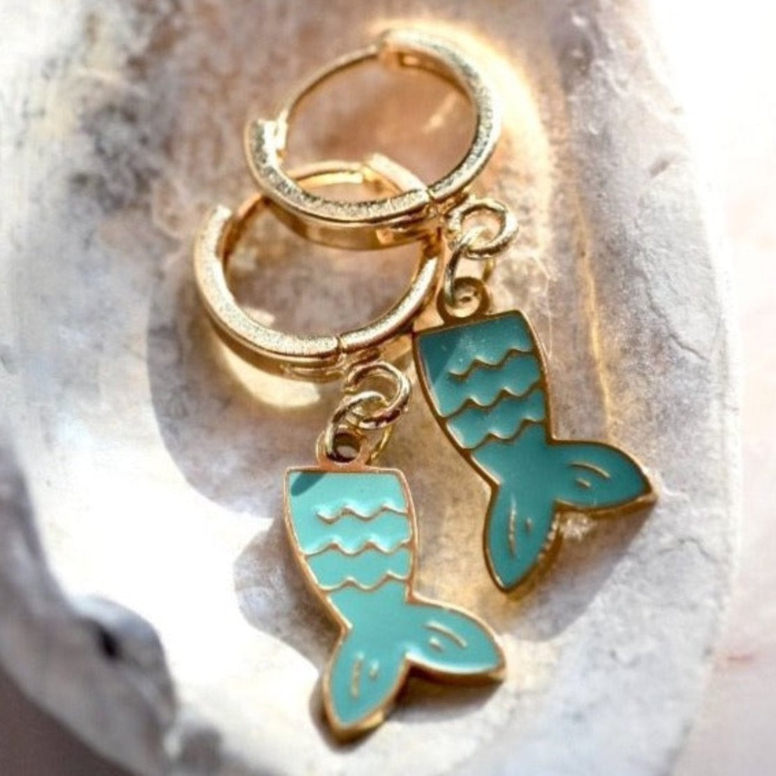 Aqua Dream Mermaid Hoops